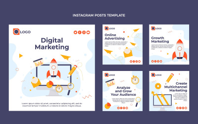 Digitales Marketing – Social-Media-Vorlagenpakete