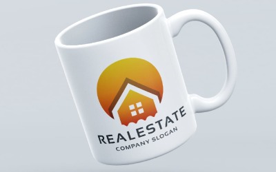 Шаблон логотипа Sun Real Estate