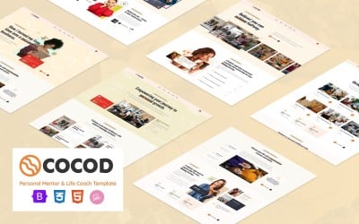 Cocod — HTML5-шаблон личного наставника и коуча
