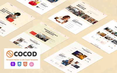 Cocod – HTML5-шаблон особистого наставника та Life Coach