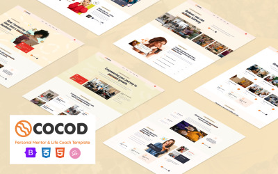 Cocod – šablona HTML5 osobního mentora a životního kouče