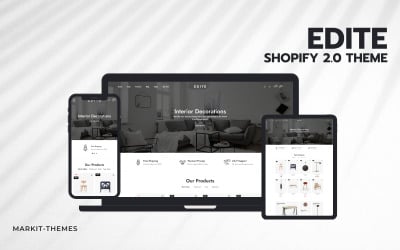 Edite - Premium Mobilya Shopify 2.0 Teması