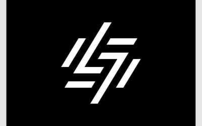Letter S Number 7 Minimalist Logo