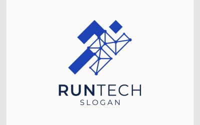 Logo de la technologie de connexion Run Running