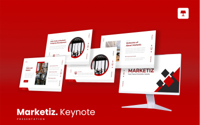 Marketiz - Keynote-mall för projektförslag