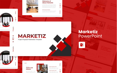 Marketiz - PowerPoint-Vorlage für Projektvorschläge