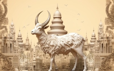 Eid ul adha design med glad get illustration 04