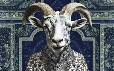 Eid ul adha design med glad get illustration 05
