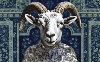 Eid ul adha design med glad get illustration 06