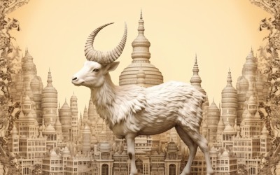 Eid ul adha design med glad get illustration 10