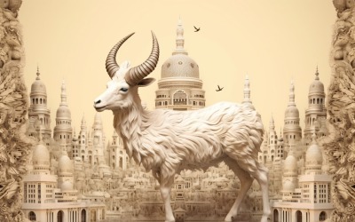 Eid ul adha design med glad get illustration 17