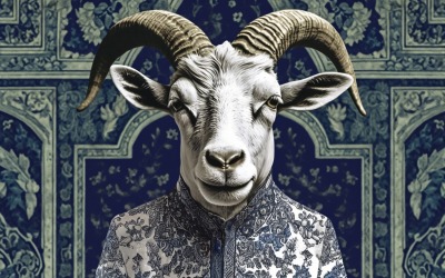 Eid ul adha design med glad get illustration 20