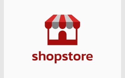 Логотип магазина магазина розничной торговли
