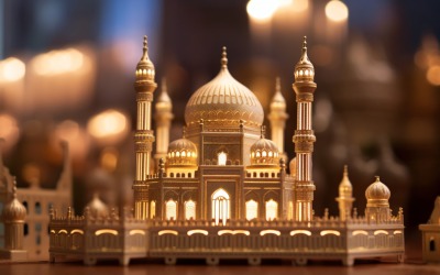 Eid al adha bakgrund framsidan av moskén 04