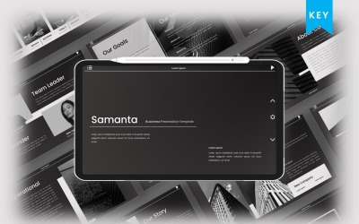 Samanta - Zakelijke Keynote-sjabloon