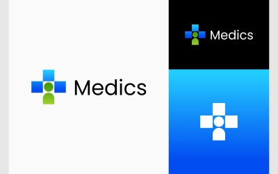 Медицинский логотип людей здравоохранения