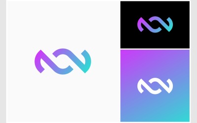 Infinity Mobius Loop Ikon Logotyp