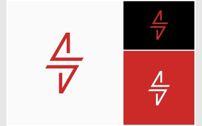 Простий логотип Lightning Energy Power