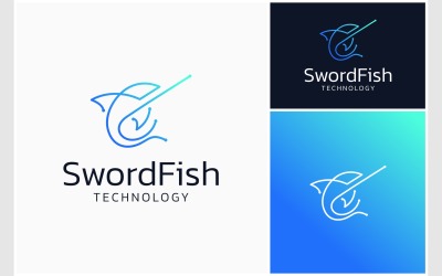 Logo della tecnologia del pesce spada