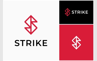 Logotipo Geométrico Inicial De La Letra S