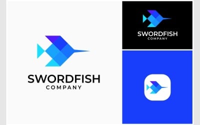 Swordfish Simple Modern Logo