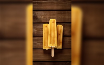 Ananasglass på träbakgrund sommarfruktkoncept 267