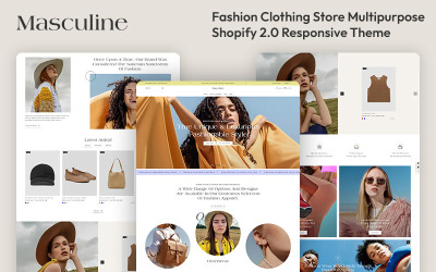 Masculine - Fashion Store Shopify 2.0 responzivní téma