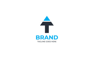 T Nyíl Logo Tervezősablon