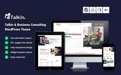 Talkin - Business Consulting WordPress-tema