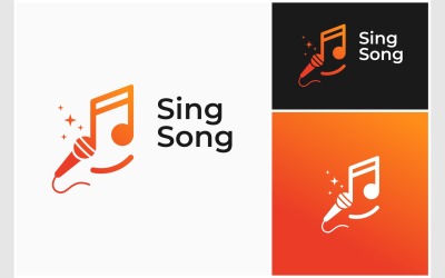 Zene Song Karaoke Boldog Logo
