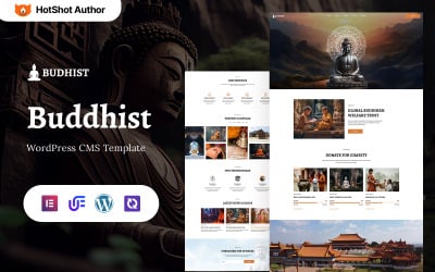 Budhist - Wielofunkcyjny motyw WordPress Elementor o tematyce religijnej i buddyjskiej