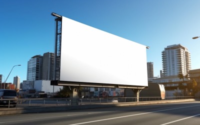 Roadside Billboard Advertisement Mockup 44