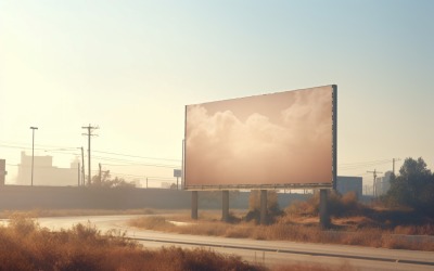 Roadside Billboard Advertisement Mockup 47
