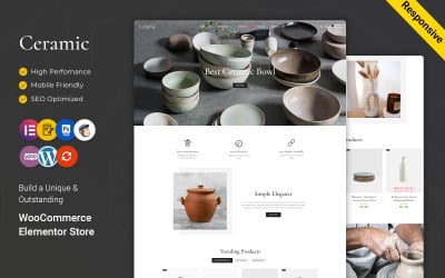 Ceramic - Mehrzweck-Responsive WooCommerce-Theme für Keramik, Töpferwaren und Kunsthandwerk