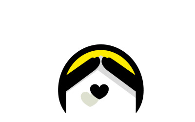 Ilustración del logotipo de Moon House