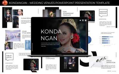 Kondangan - Plantilla de presentación de lugares para bodas