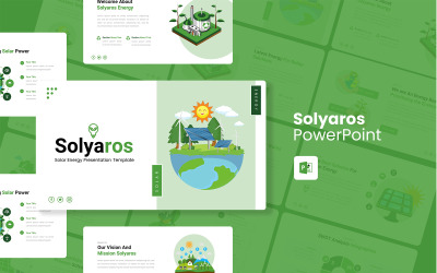 Solyaros - Сонячна енергія Шаблон PowerPoint