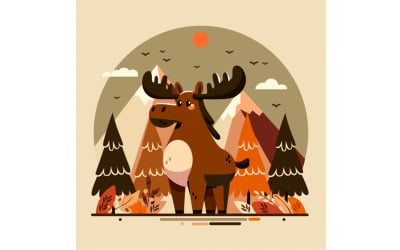 Tło ilustracji Narodowego Dnia Wyoming