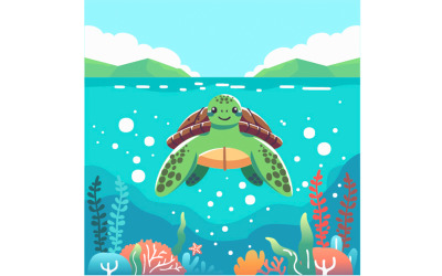 World Turtle Day Ritning Illustration