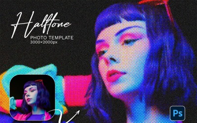 Modello Photoshop mezzitoni