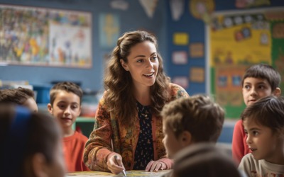 Students with teacher in class room Embrace Learning Journey 291