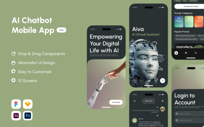 Aiva - Applicazione mobile AI Chatbot