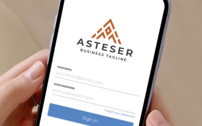 Asteser Letter Профессиональный логотип