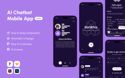 BotWhiz - AI Chatbot mobilapp