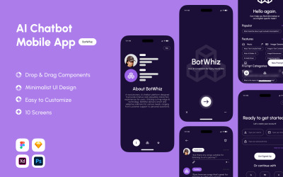 BotWhiz - мобільний додаток чат-бот AI