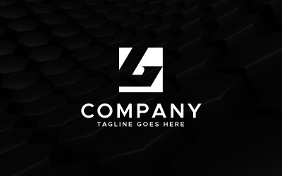 Plantilla de diseño de logotipo mínimo letra L