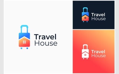 Bavul seyahat ev ev logosu