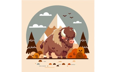 National Wyoming Day Illustration