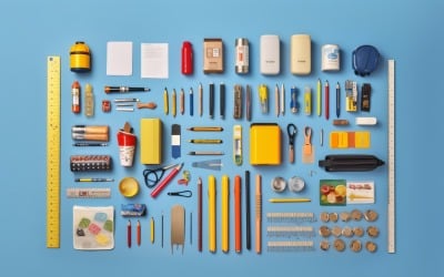 Colourful Chaos School Supplies in Abundance 21