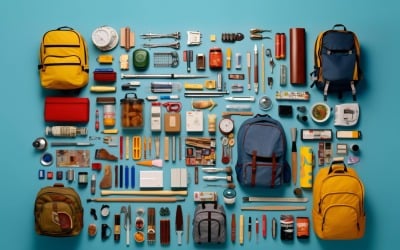 Colourful Chaos School Supplies in Abundance 22